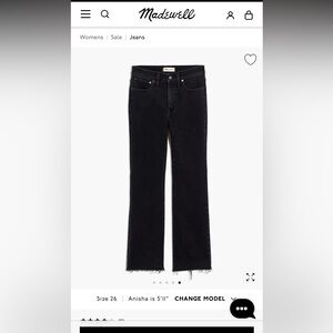 Madewell Cali Demi-Boot Jeans in Edmunds Wash: Raw-Hem Edition